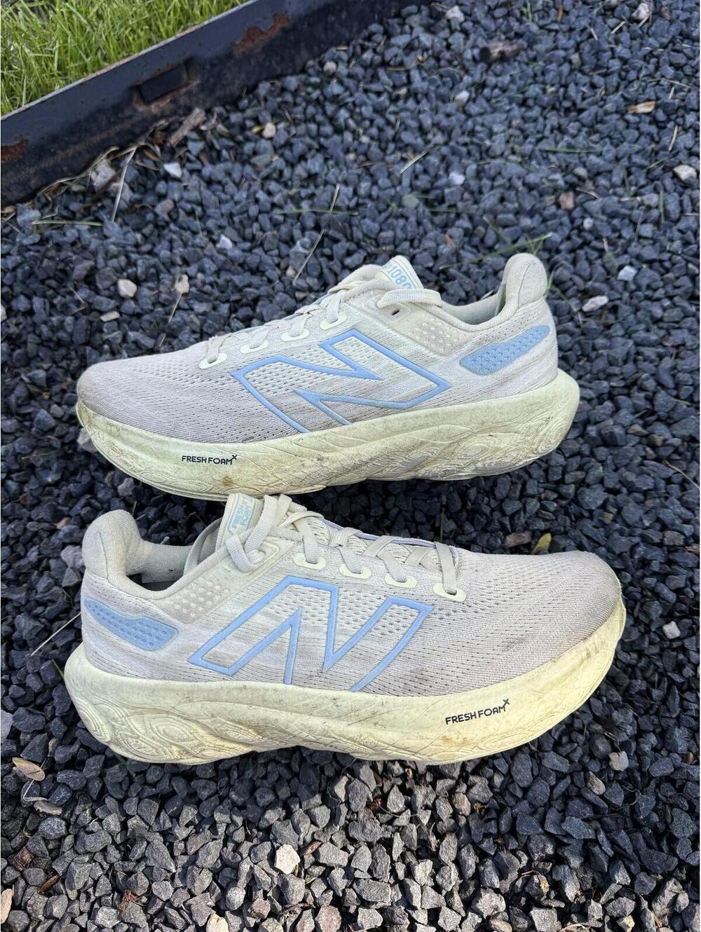 New Balance Fresh Foam X 1080v13 Yellow Blue Size 8W 6.5M